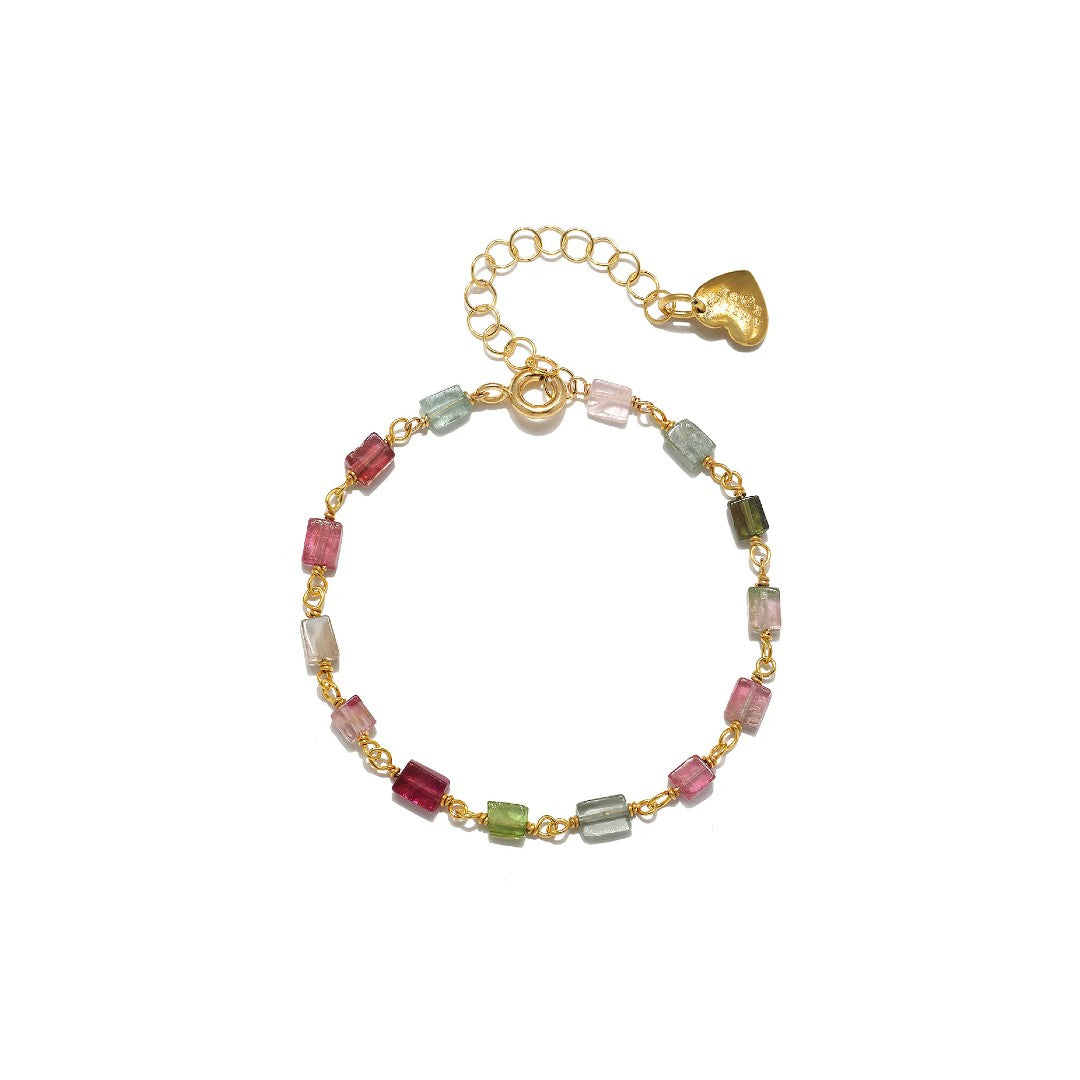Tourmaline Chicklet Bracelet