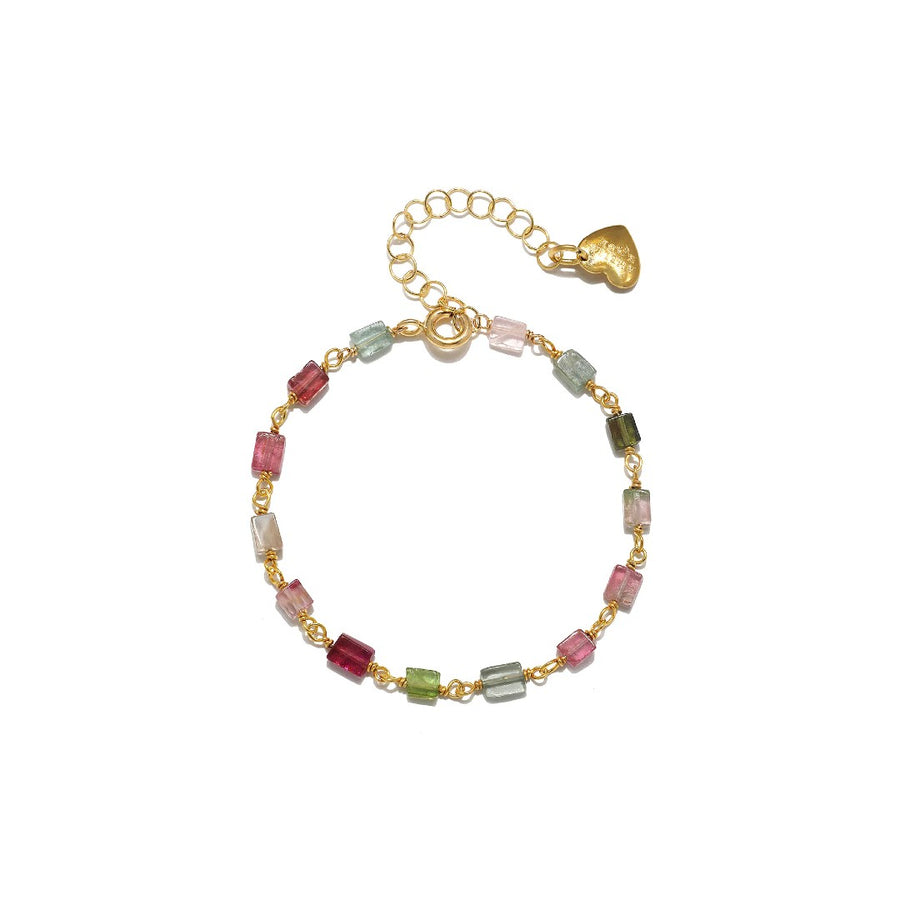Tourmaline Chicklet Bracelet
