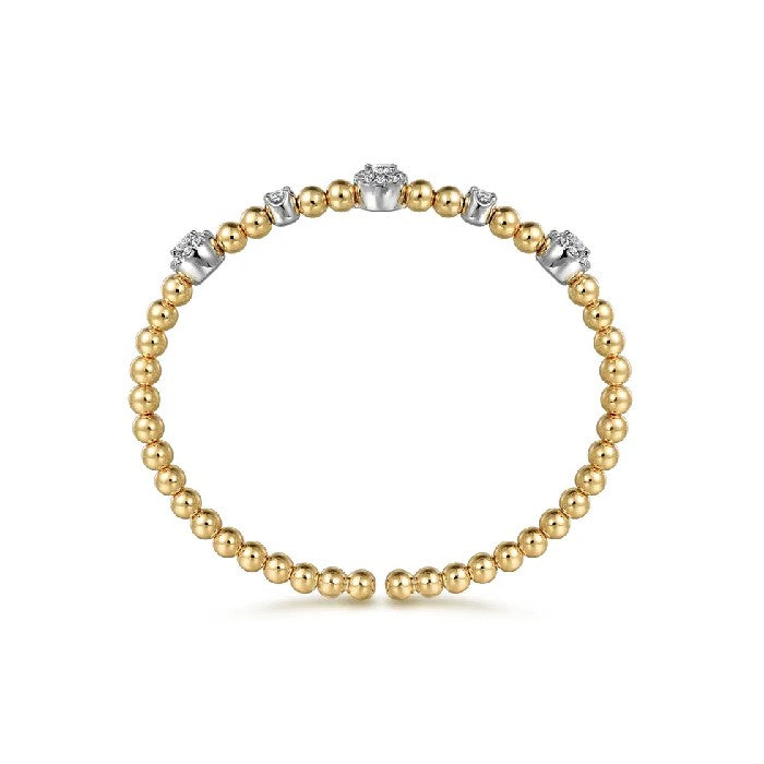 Gabriel & Co. Diamond Station Bujukan Split Bangle