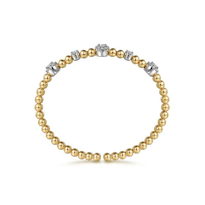 Gabriel & Co. Diamond Station Bujukan Split Bangle