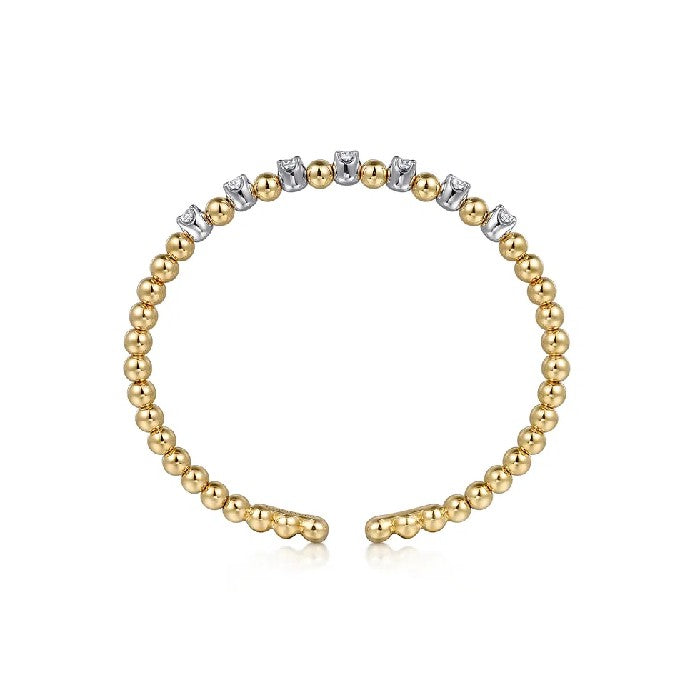 Gabriel & Co. Diamond Bujukan Beads Split Bangle