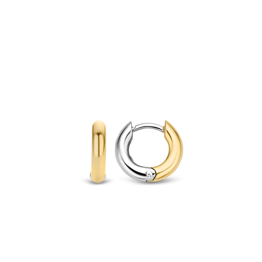 Ti Sento Milano Two-Tone Huggie Hoops