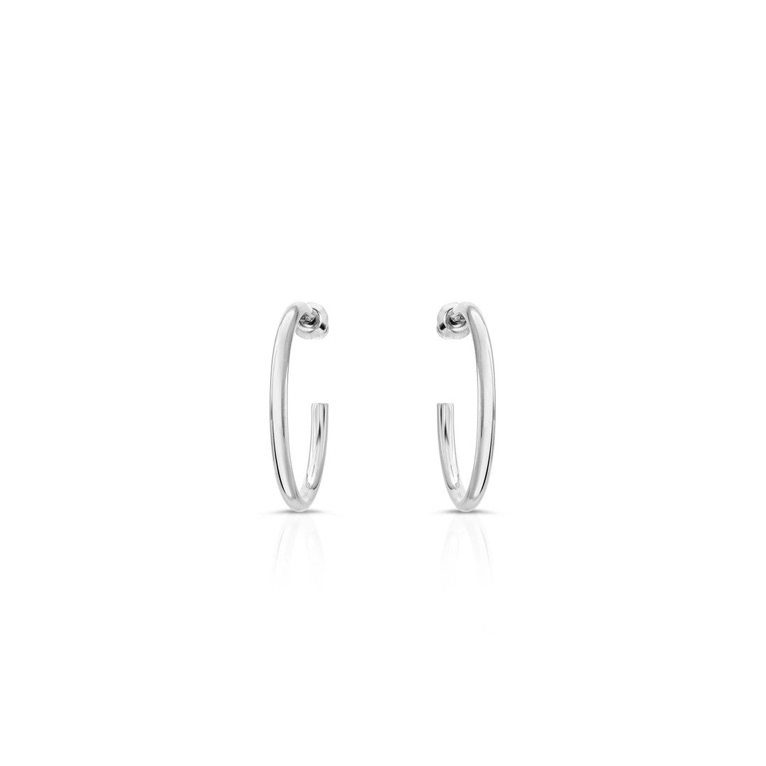 Eklexic Ultimate 1" Hoops in Silver