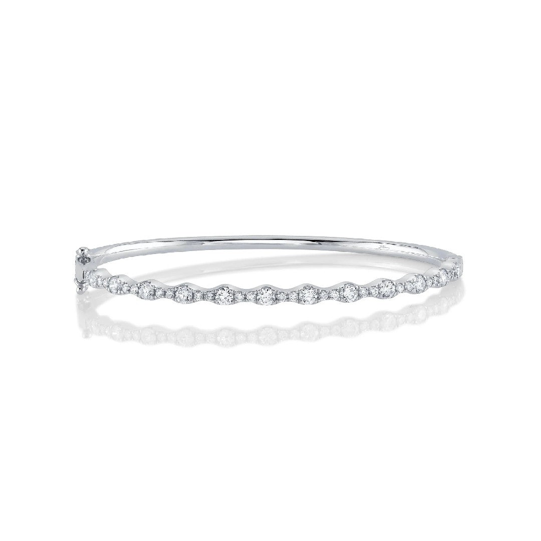 Shy Creation Diamond Bangle Bracelet