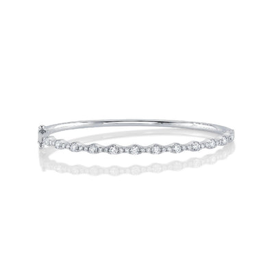 Shy Creation Diamond Bangle Bracelet