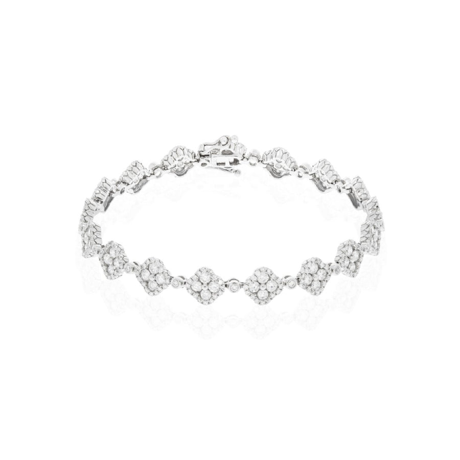 Diamond Clover Bracelet