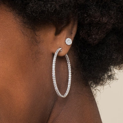Gabriel & Co. Pave Diamond Stud Earrings