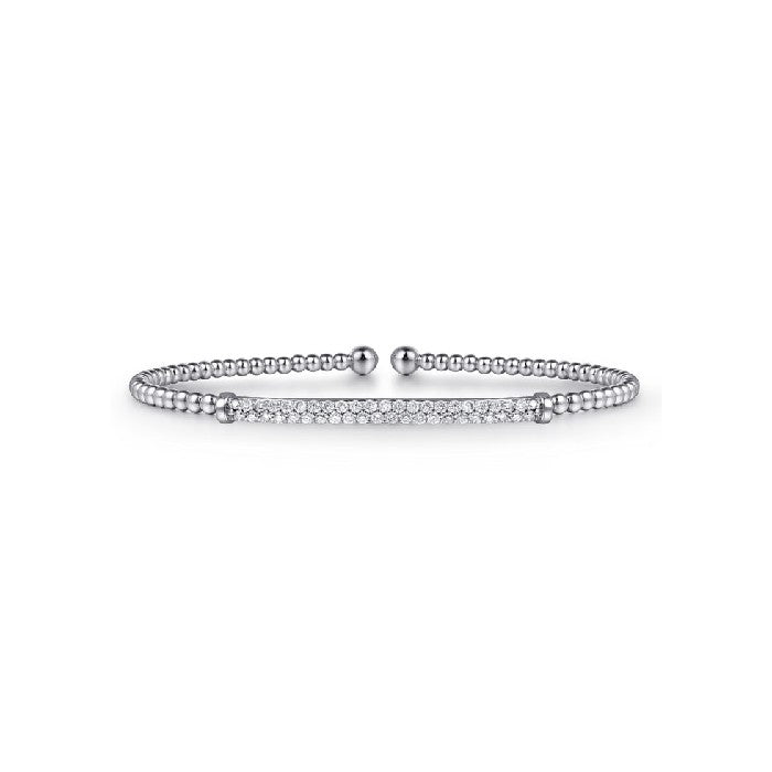 Gabriel & Co. Bujukan Diamond Bar Split Bangle