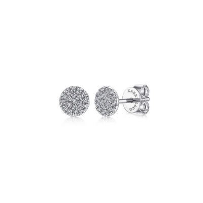 Gabriel & Co. Pave Diamond Stud Earrings