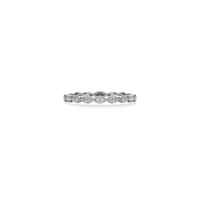 Gabriel & Co. Marquise Station Diamond Ring