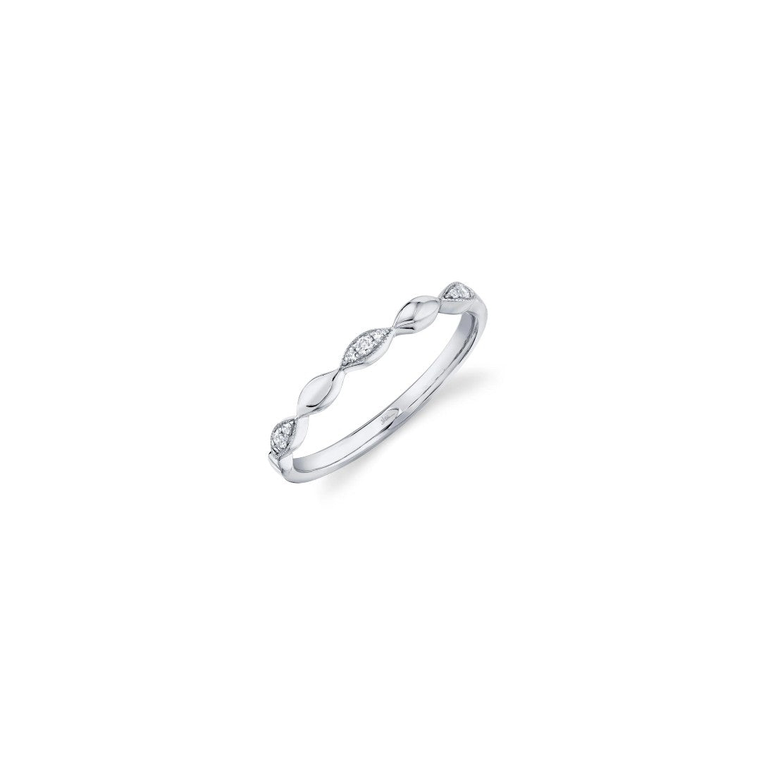 Shy Creation Diamond Alternating Marquise Ring