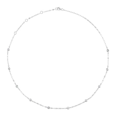 Shy Creation Diamond by the Yard Necklace