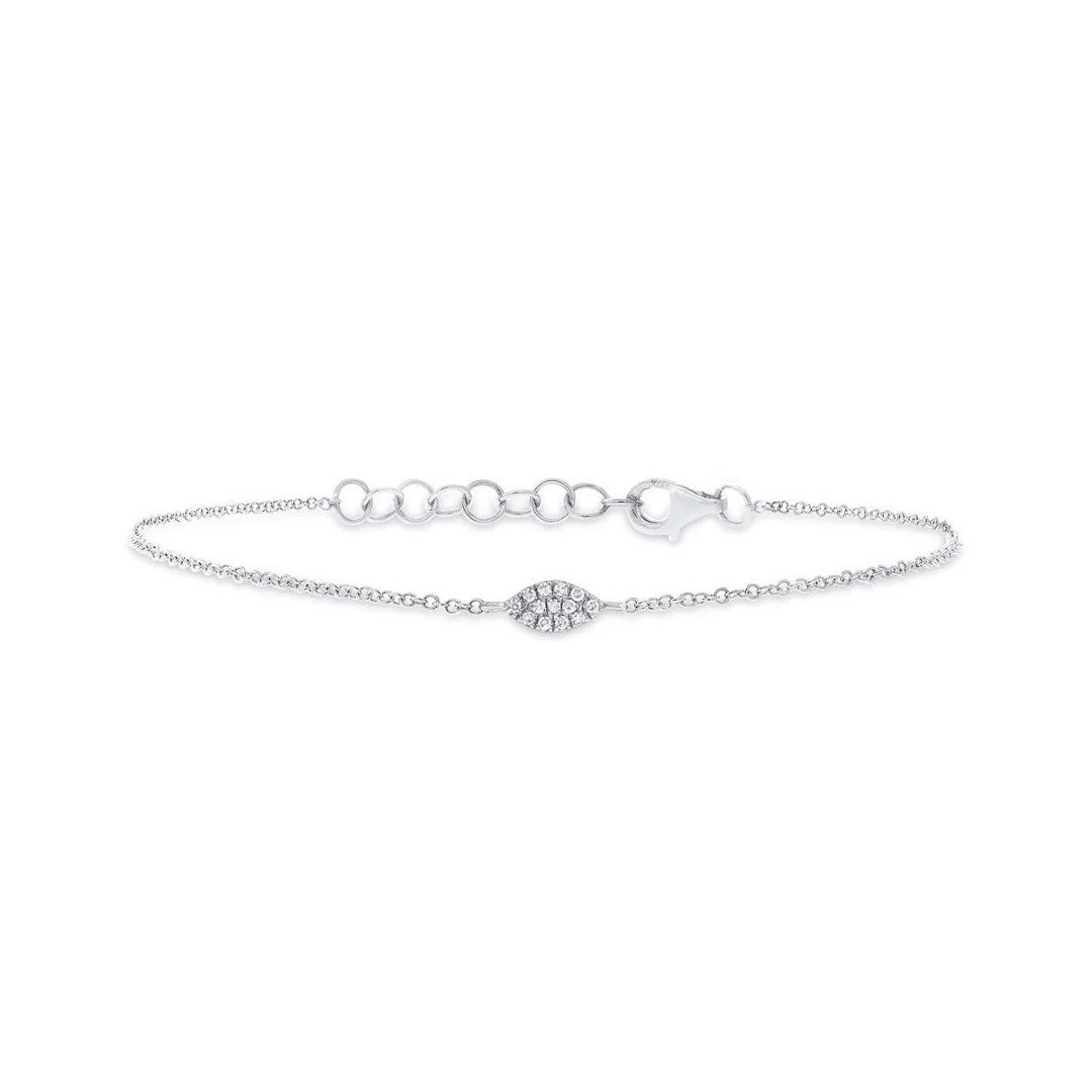Shy Creation Diamond Marquise Bracelet