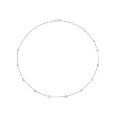Shy Creation Diamond Station 1.02ctw Adjustable Necklace