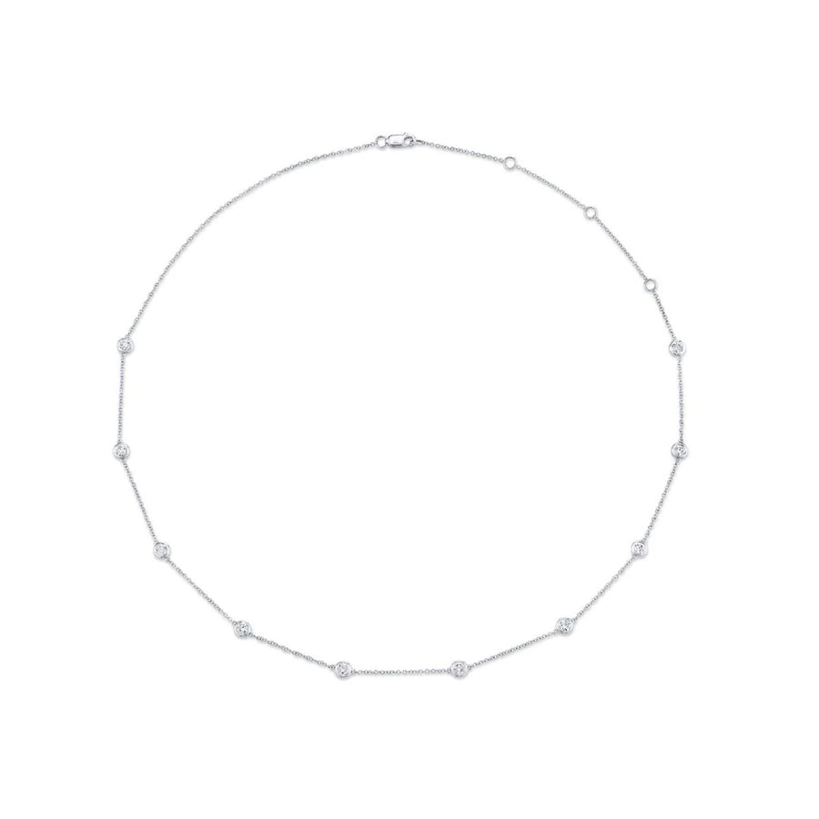 Shy Creation Diamond Station 1.02ctw Adjustable Necklace