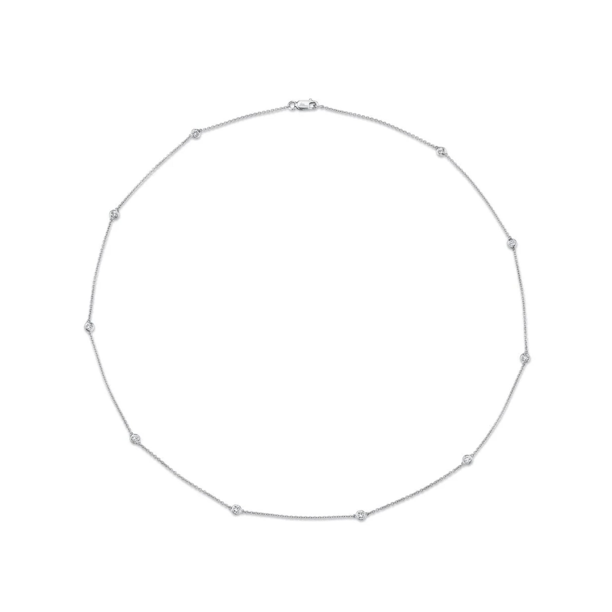 Shy Creation Diamond Station 0.54ctw Necklace