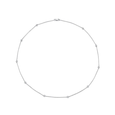 Shy Creation Diamond Station 0.54ctw Necklace
