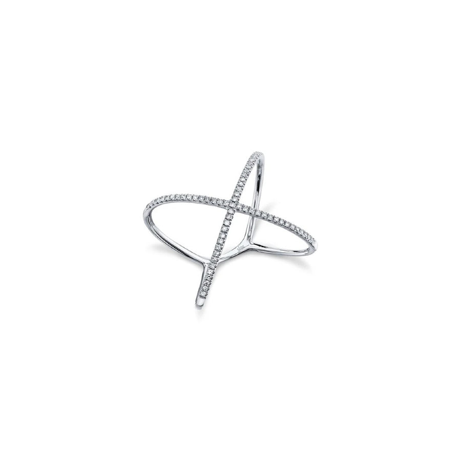 Shy Creation Diamond X Ring