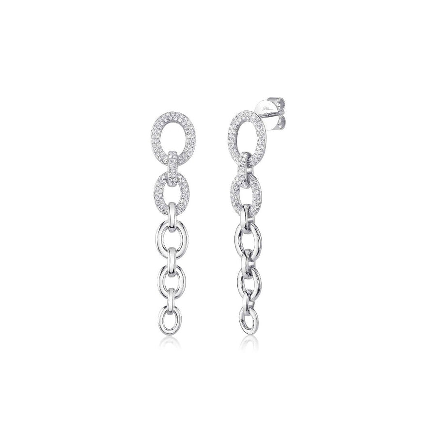 Shy Creation Graduating Link Earrings