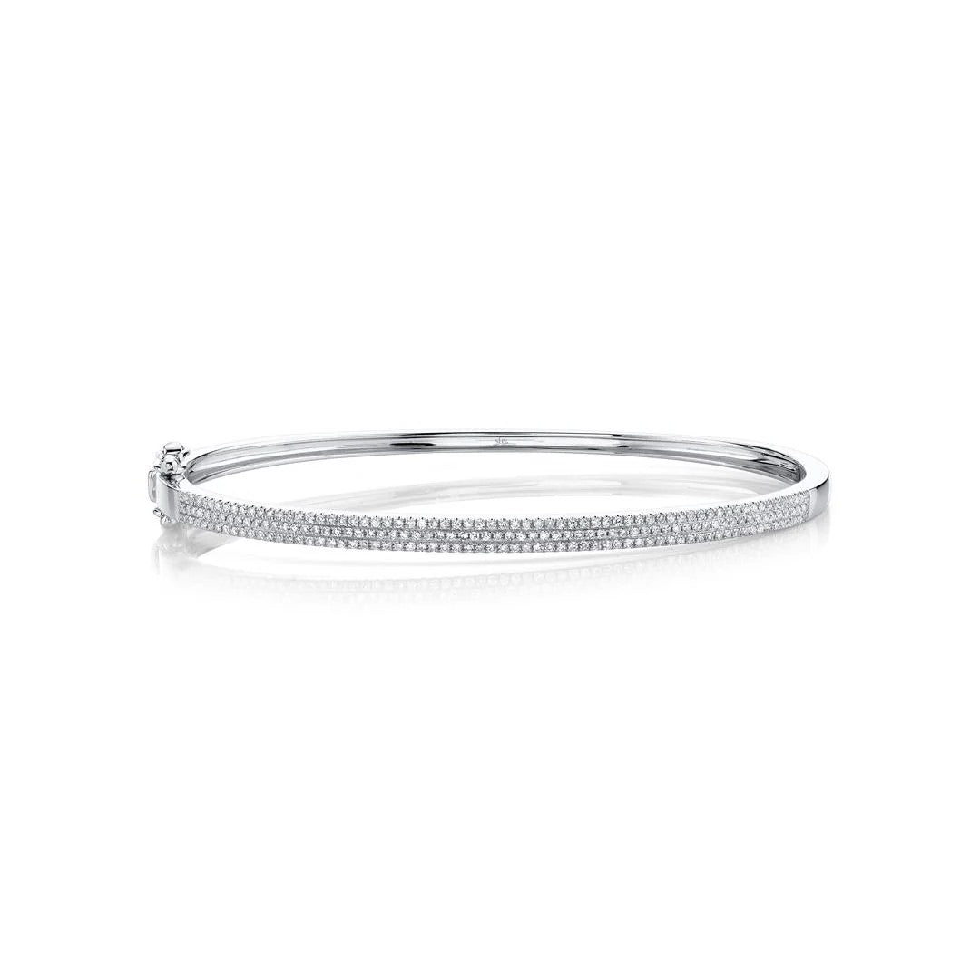 Shy Creation Pave Diamond Bangle