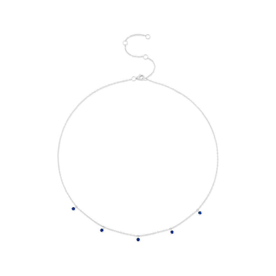 Shy Creation Sapphire Drops Necklace