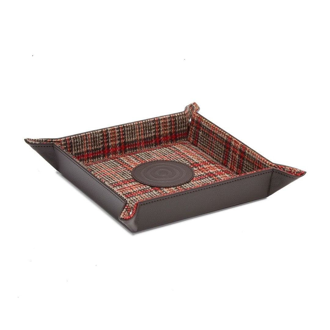 WOLF WM Brown Snap Coin/Valet Tray