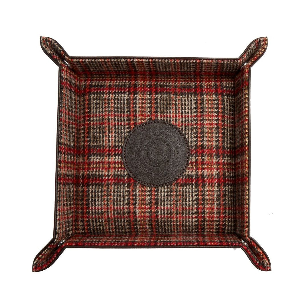 WOLF WM Brown Snap Coin/Valet Tray