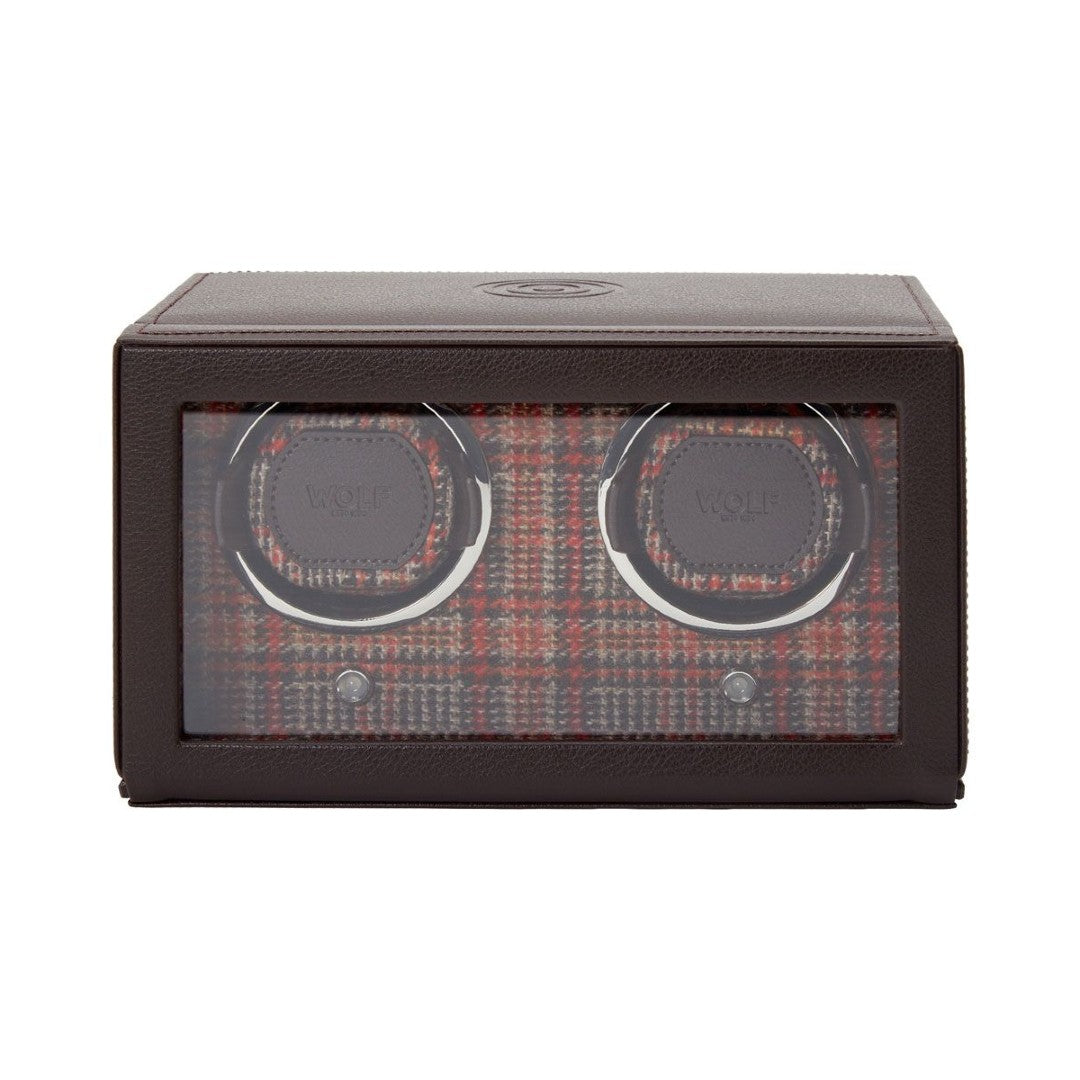 WOLF WM Brown Double Watch Winder