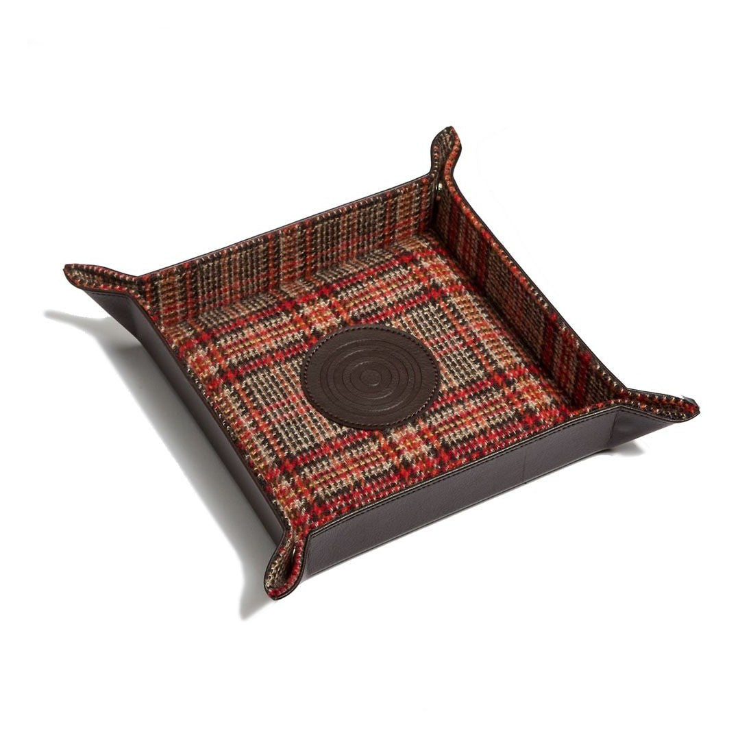 WOLF WM Brown Snap Coin/Valet Tray