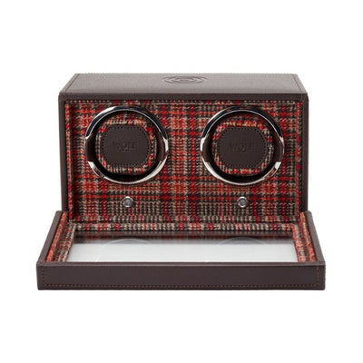 WOLF WM Brown Double Watch Winder