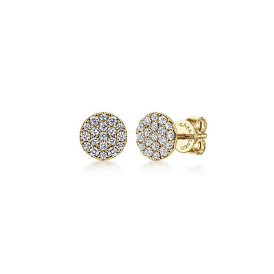 Gabriel & Co. Pave Diamond Stud Earrings