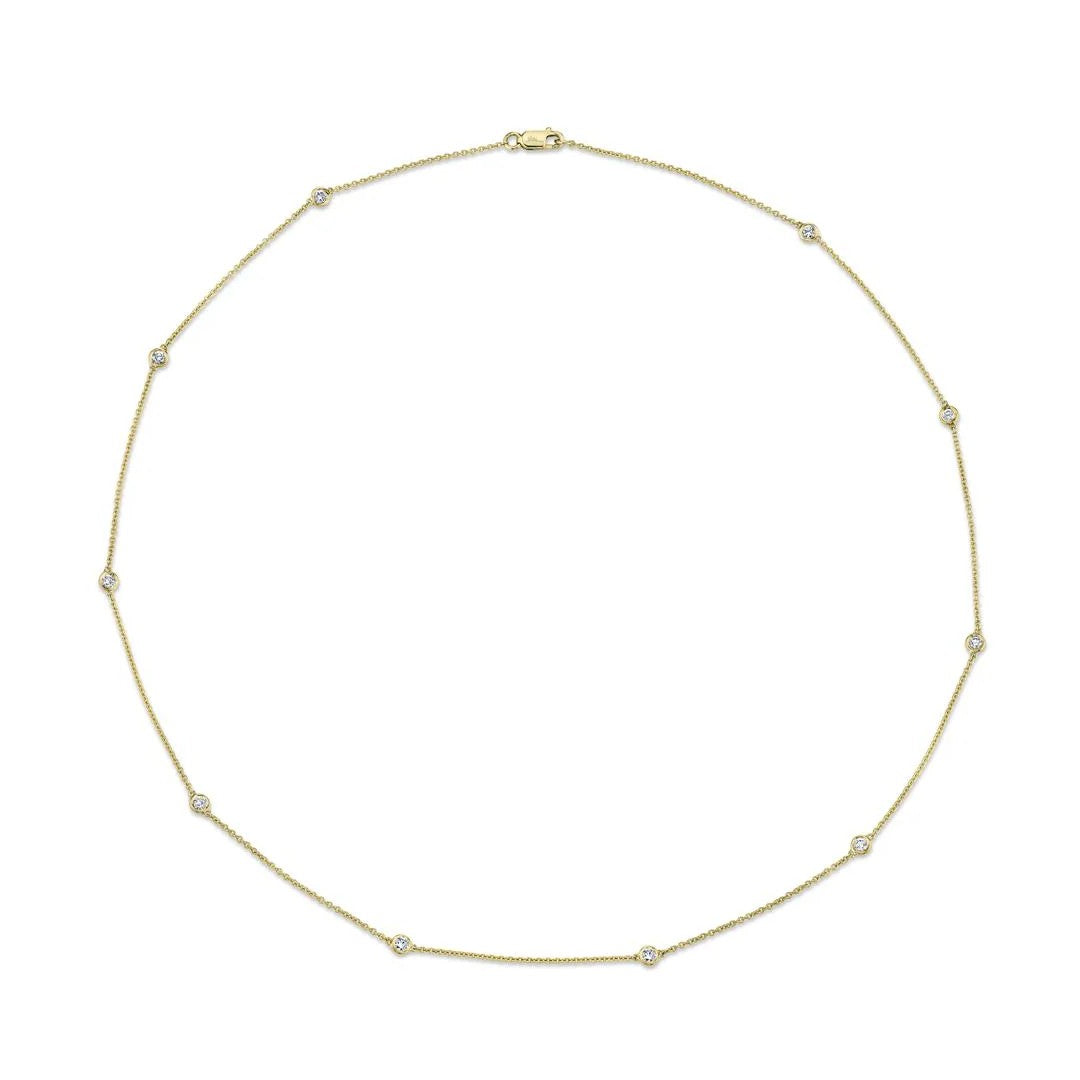 Shy Creation Diamond By the Yard Necklace