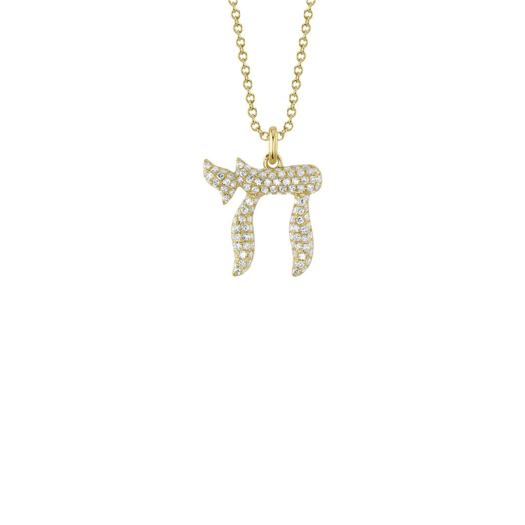 Shy Creation Diamond Chai Necklace