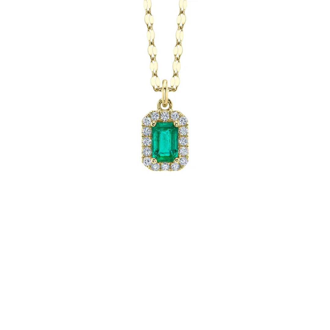 Shy Creation Limited Edition Emerald & Diamond Necklace