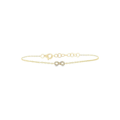 Shy Creation Diamond Infinity Bracelet
