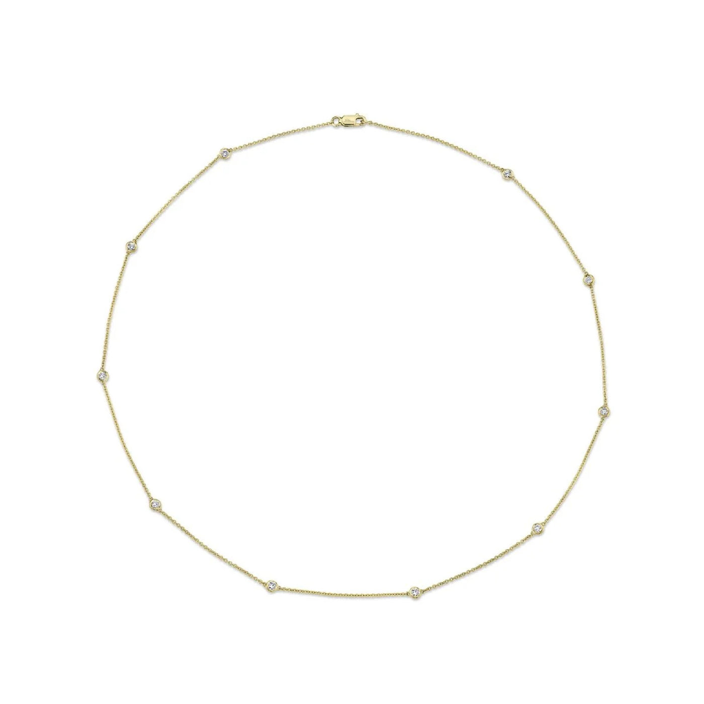 Shy Creation Diamond Station 0.54ctw Necklace