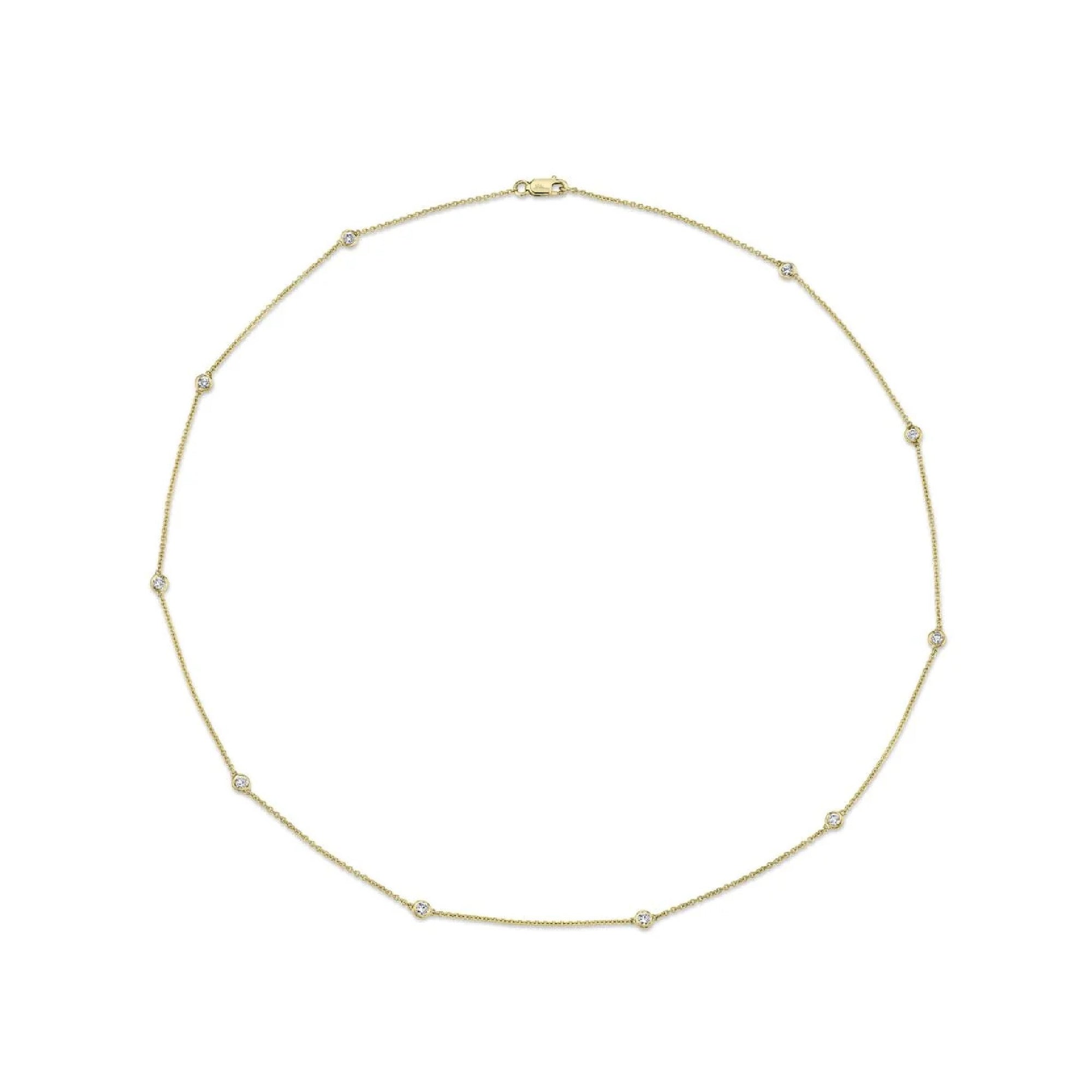 Shy Creation Diamond Station 0.54ctw Necklace