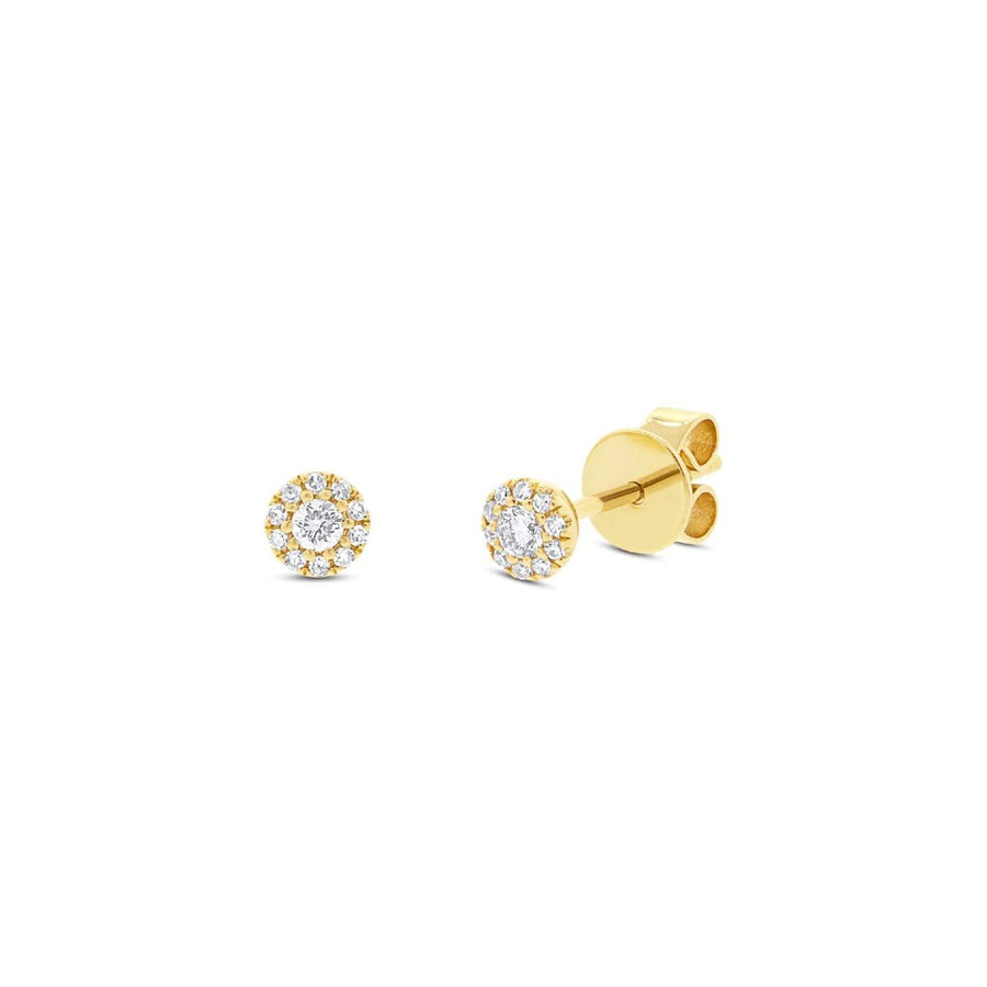 Shy Creation Diamond Stud Earrings