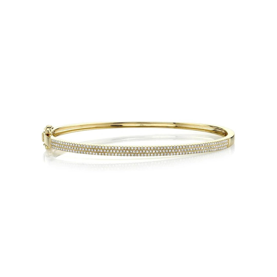 Shy Creation Pave Diamond Bangle