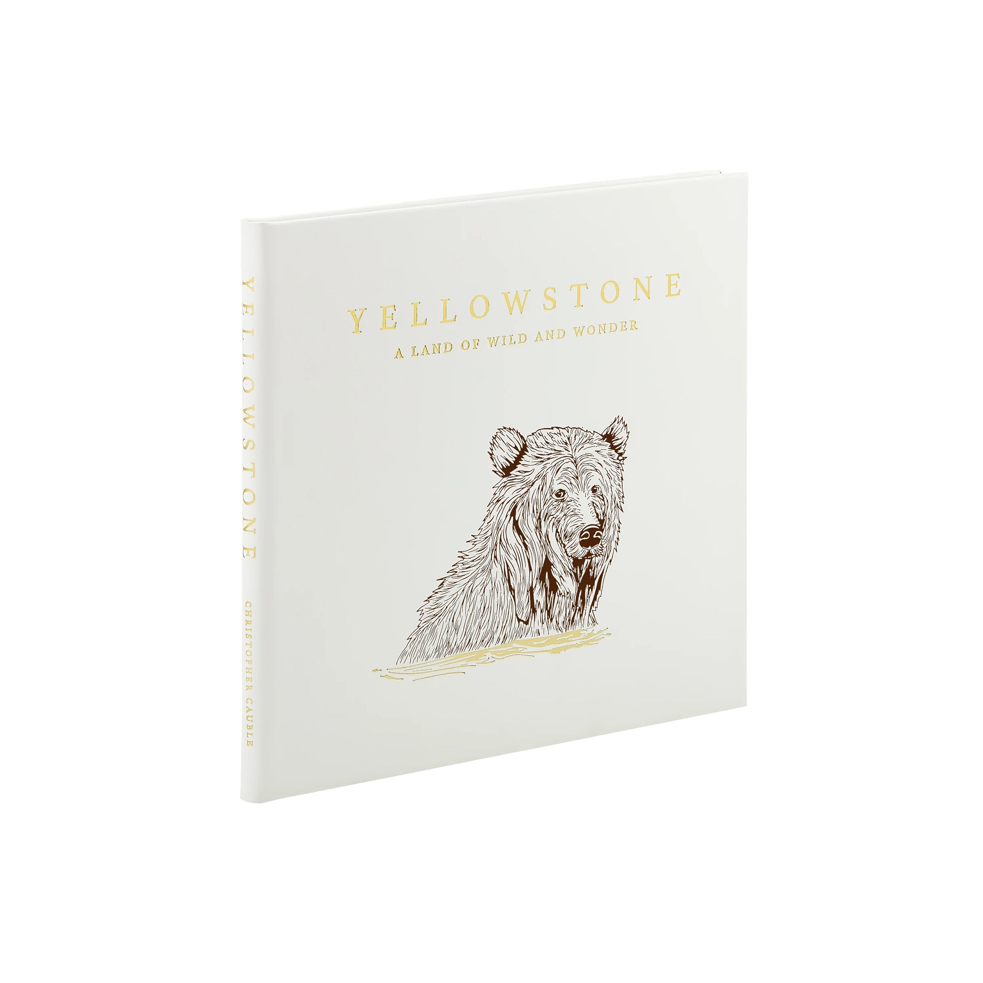 Yellowstone: A Land of Wild & Wonder Leather Bound Keepsake Book