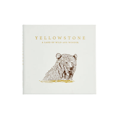 Yellowstone: A Land of Wild & Wonder Leather Bound Keepsake Book