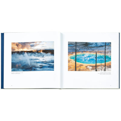 Yellowstone: A Land of Wild & Wonder Leather Bound Keepsake Book