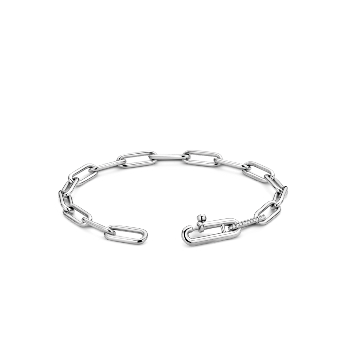 Ti Sento Milano Classic Rectangle Link Gilded Bracelet