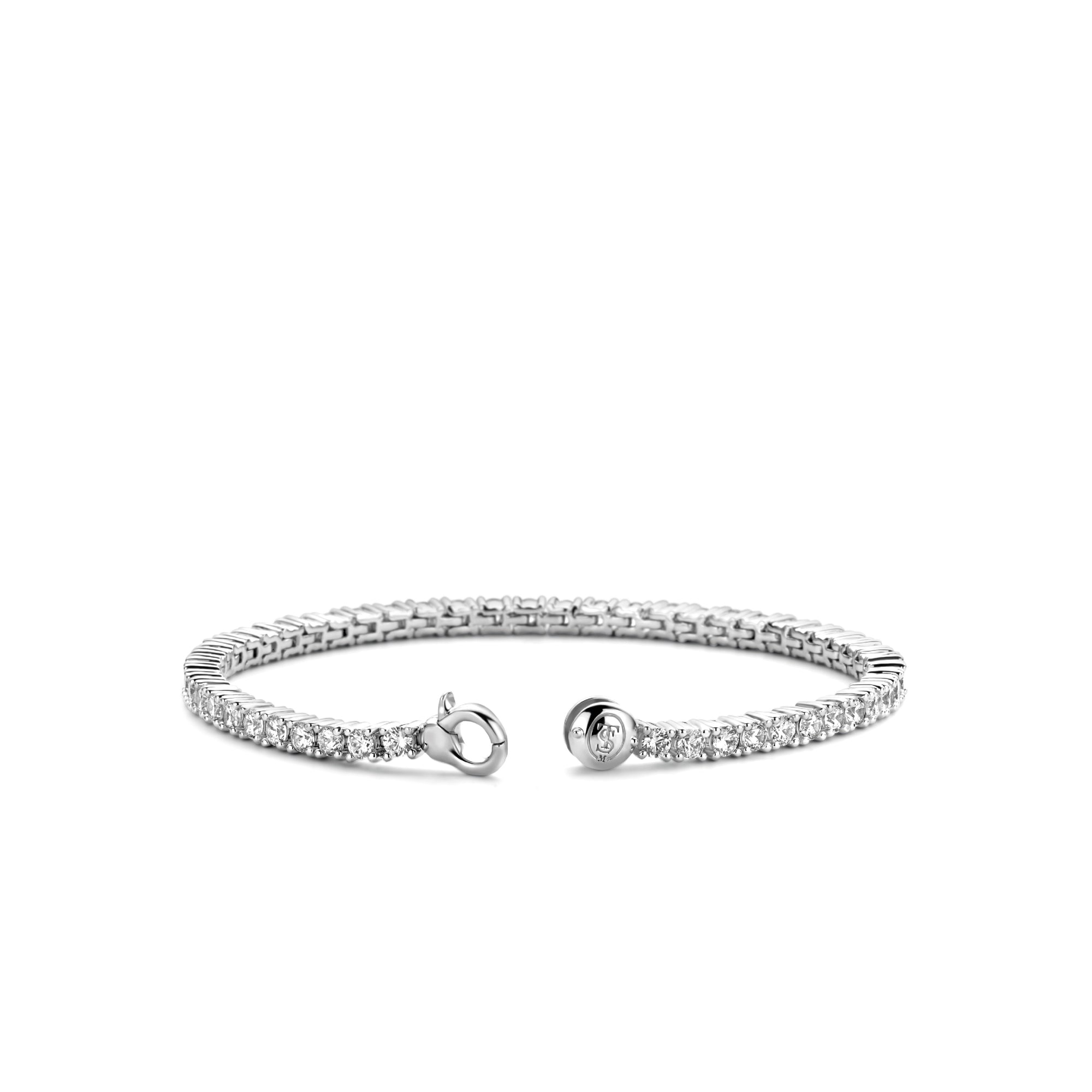 Ti Sento Milano White Zirconia Tennis Bracelet
