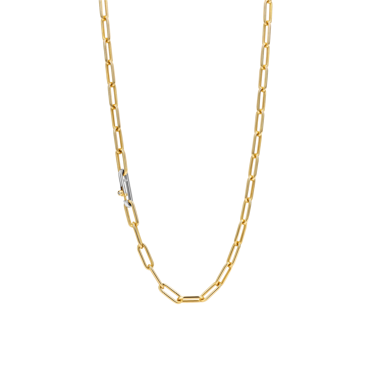 Ti Sento Milano Light Rectangle Chain Link Necklace