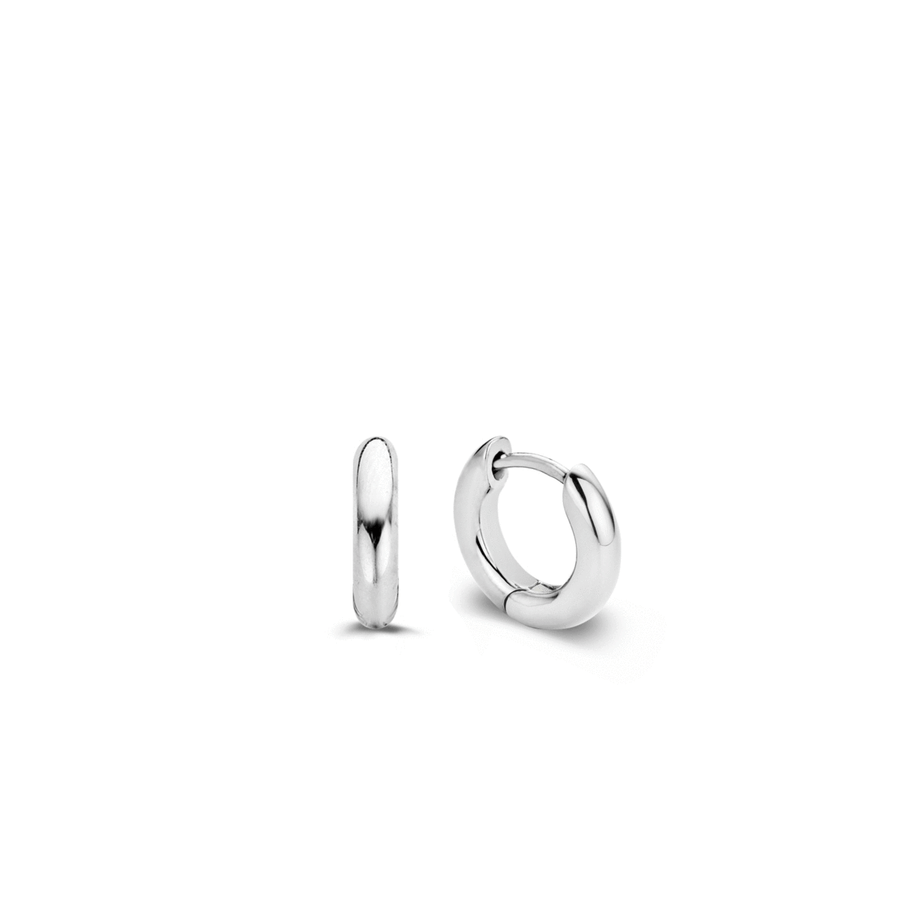 Ti Sento Milano Silver Huggy Hoop Earring for Ear Charms