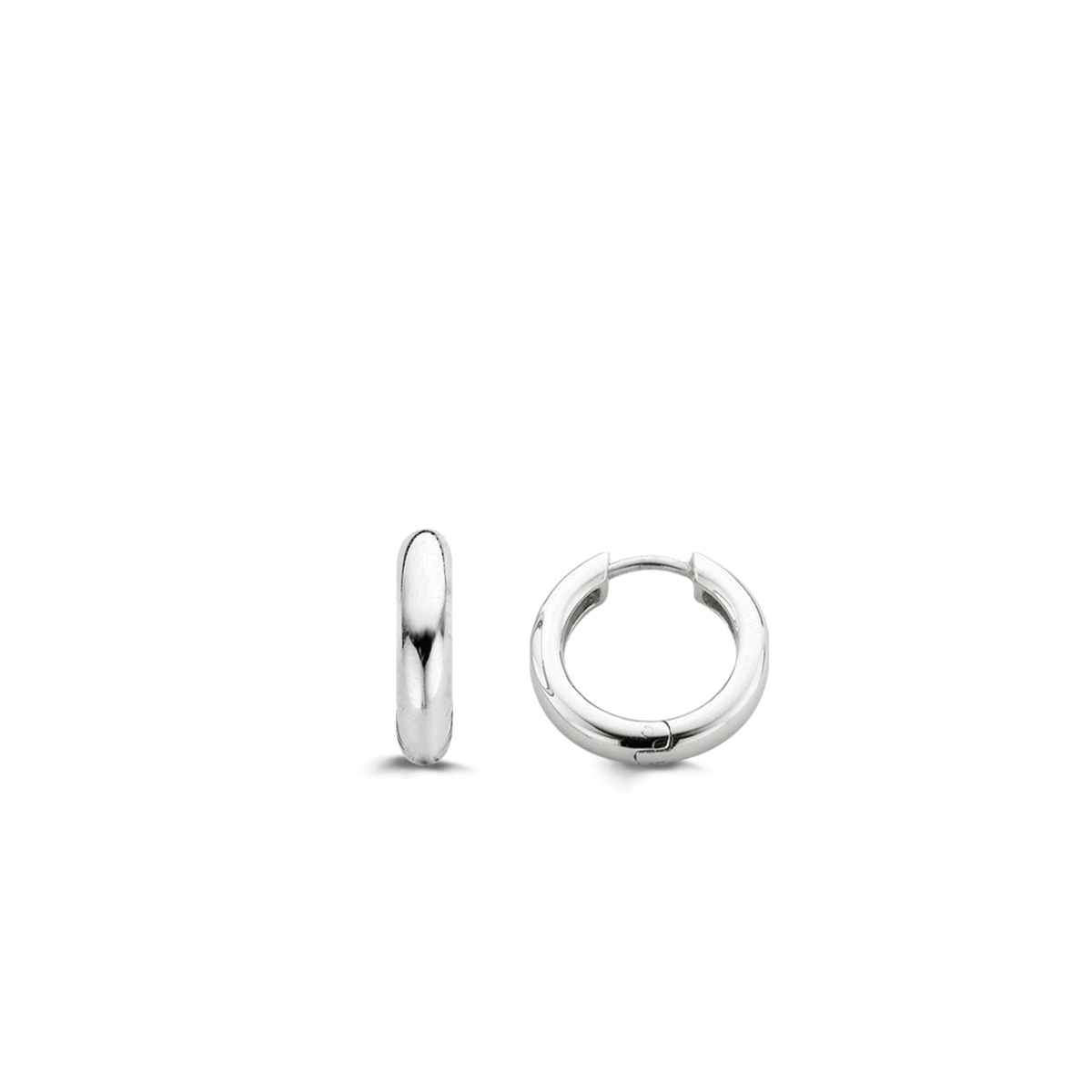 Ti Sento Milano Silver Huggy Hoop Earring for Ear Charms