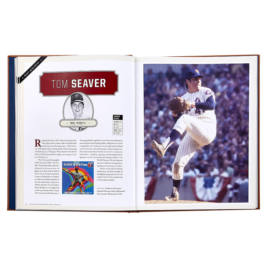 National Baseball Hall Of Fame Tan Bonded Leather