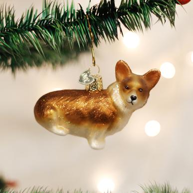 Old World Christmas Pembroke Welsh Corgi Ornament