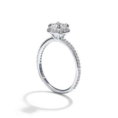 Scarlett Halo Pave Engagement Ring